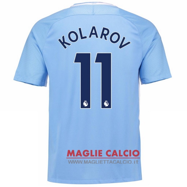 maglietta manchester city 2017-2018 kolarov 11 prima